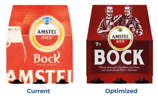 Amstel Bock optimized package