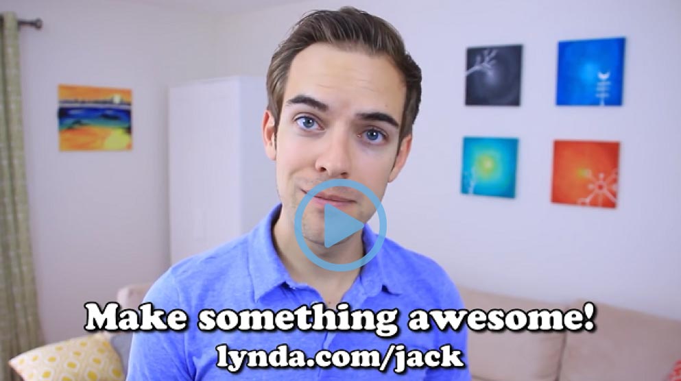 Jack Douglass and Lynda.com, Influencers marketing video link