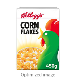 Optimizing hero ecommerce product images: Kellogs example