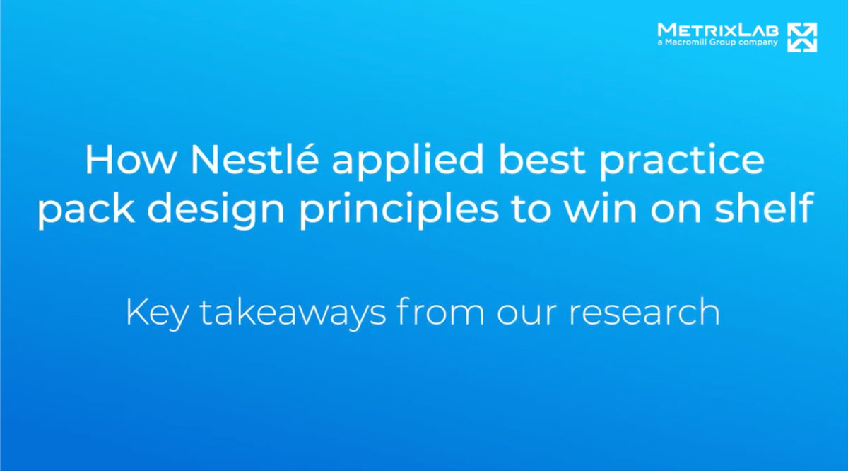 How Nestlé applied best practice pack design principles to win on shelf, key takeaways from our research