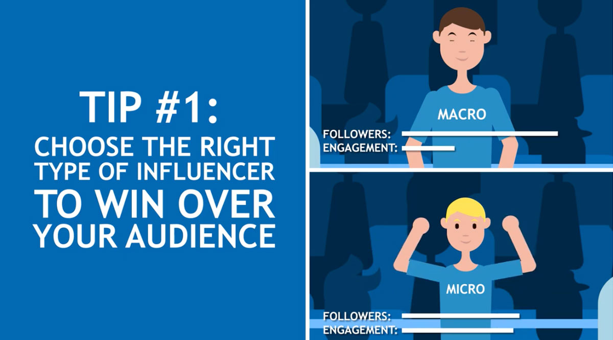 Choose the right type of influencer to win over your audience