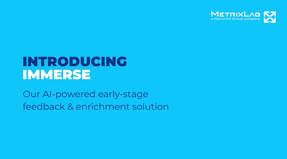 Introducing Immerse, our AI-powered early-stage feedback & enrichment solution