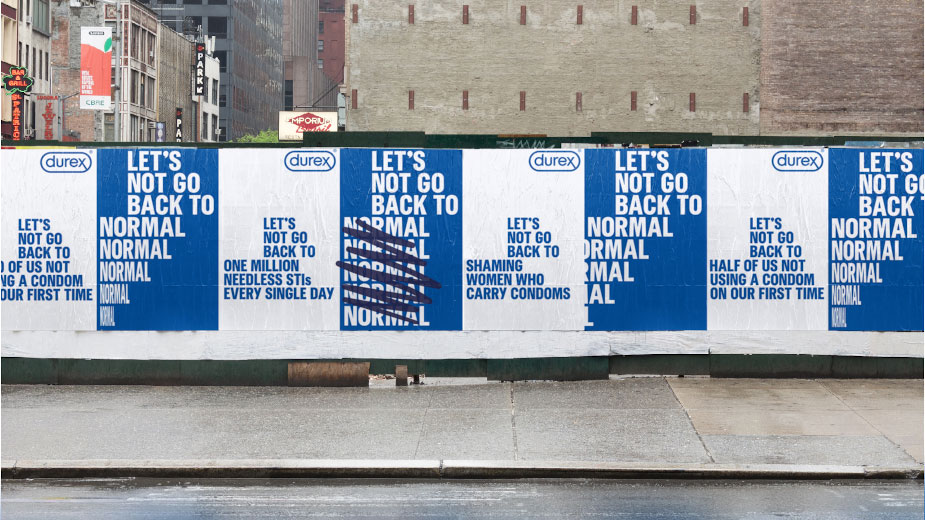 Durex let’s not go back to normal post-lockdown ad campaign