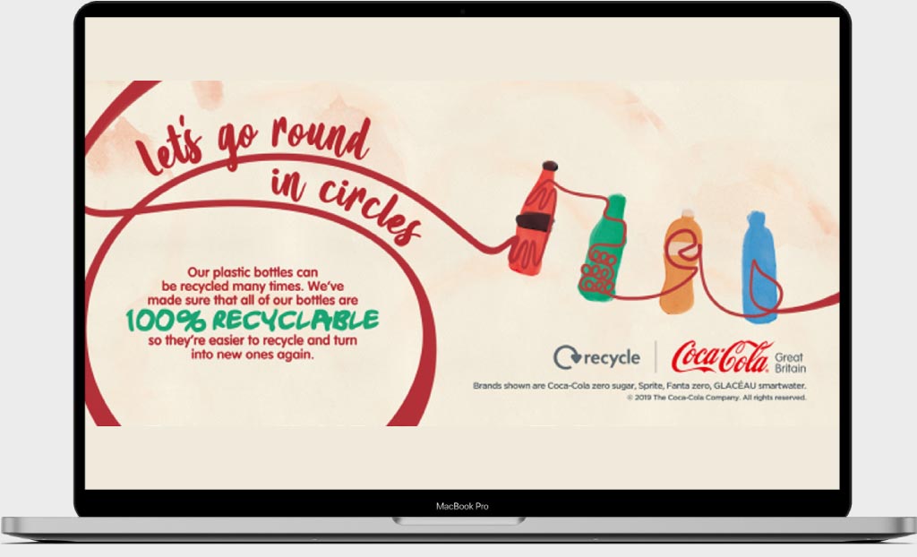 Recycle your bottle, Coca-Cola