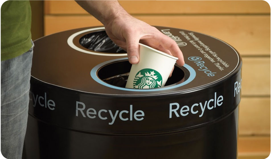 recycle coffee cup