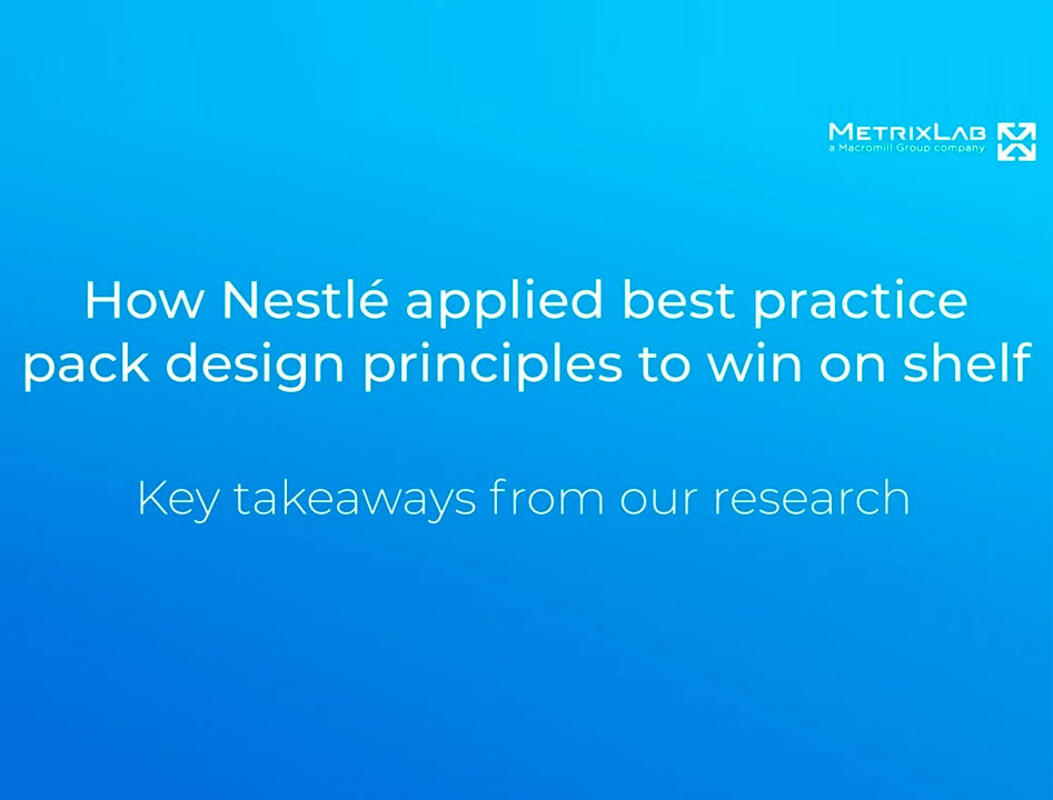 How Nestlé applied best practice pack design principles to win on shelf, key takeaways from our research