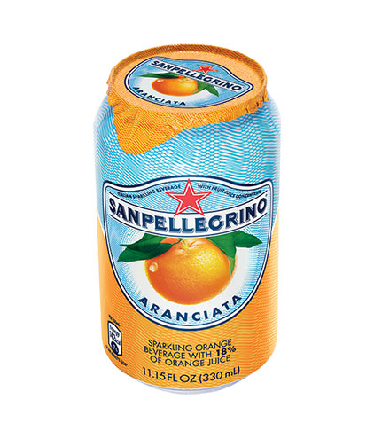 sanpellegrino aranciata can